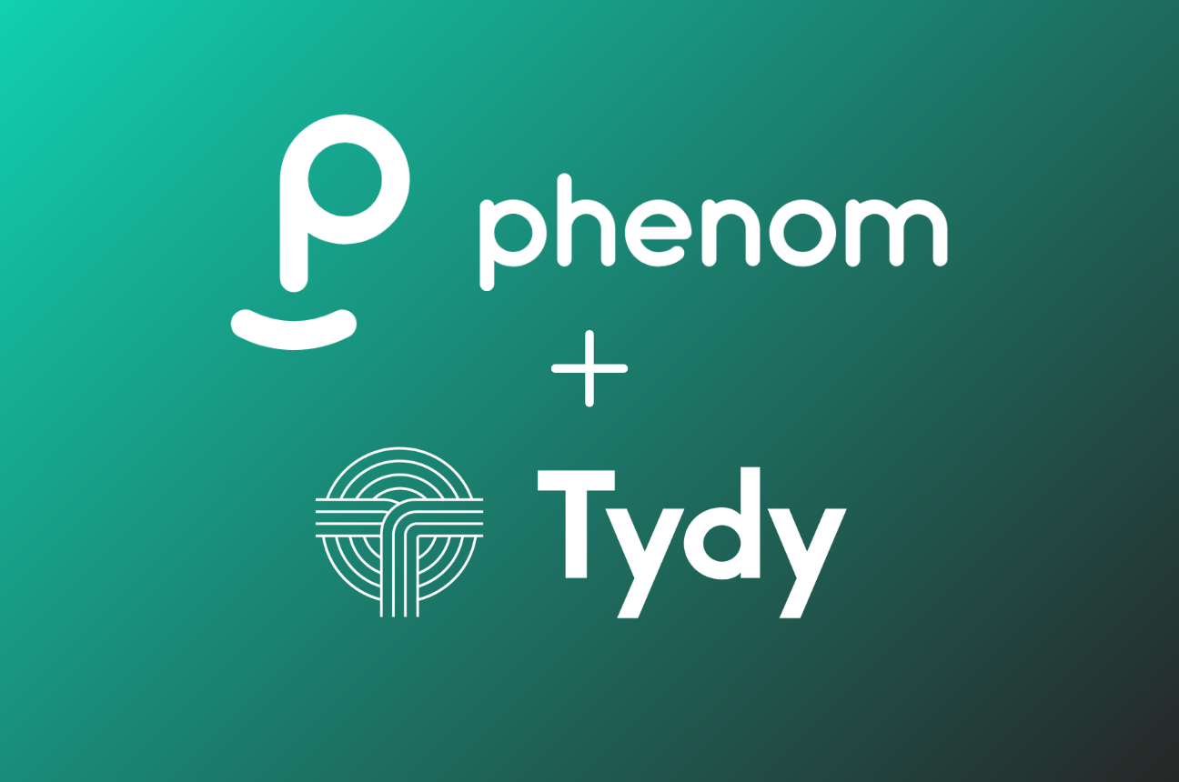 Phenom and Tydy logos to represent the former's acquisition of the latter.